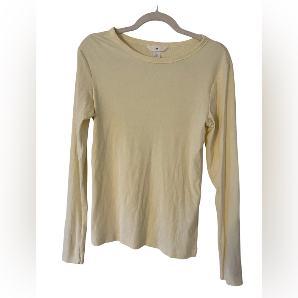 Barely Worn - H&M Long Sleeve Yellow Shirt - L
